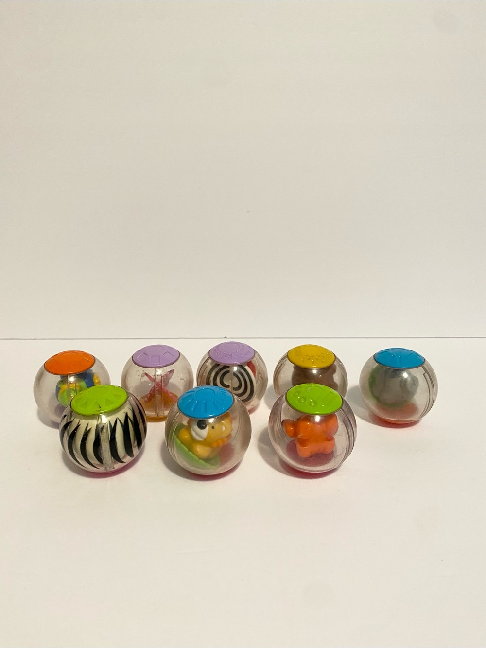 Fisher Price Roll A Round Roll Balls Sensory Baby Toddler Toy Lot